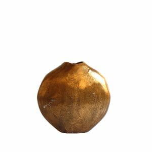 Deko-Vase Gold (Größe: 23 cm)