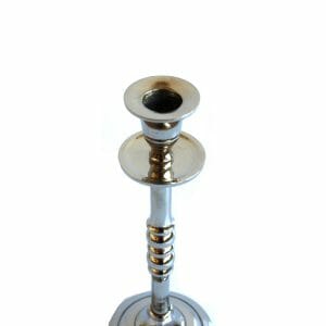 Kerzenhalter Silber (Größe: 25 cm)