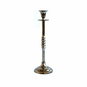 Kerzenhalter Silber (Größe: 30 cm)