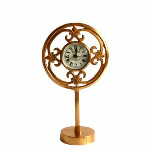 Time Master Jacob Clock Tischuhr Gold (35 cm)