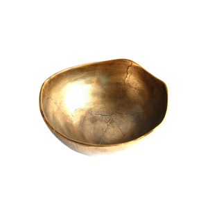 Große Schale Gold für Dekoration (30 cm)