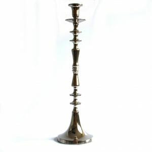 Vintage-Design 48 cm hoch Silber Kerzenhalter