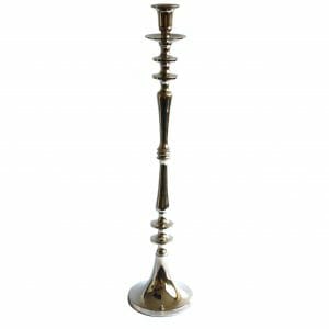 Vintage-Design 57 cm hoch Silber Kerzenhalter