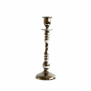 Vintage-Design 38 cm hoch Silber Kerzenhalter