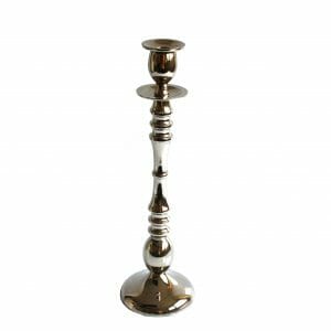 Vintage-Design 45 cm hoch Silber Kerzenhalter