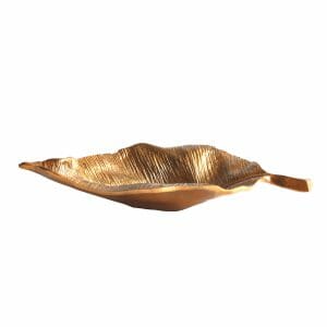 Vintage-Design Gold Schale für Dekoration (33 cm)